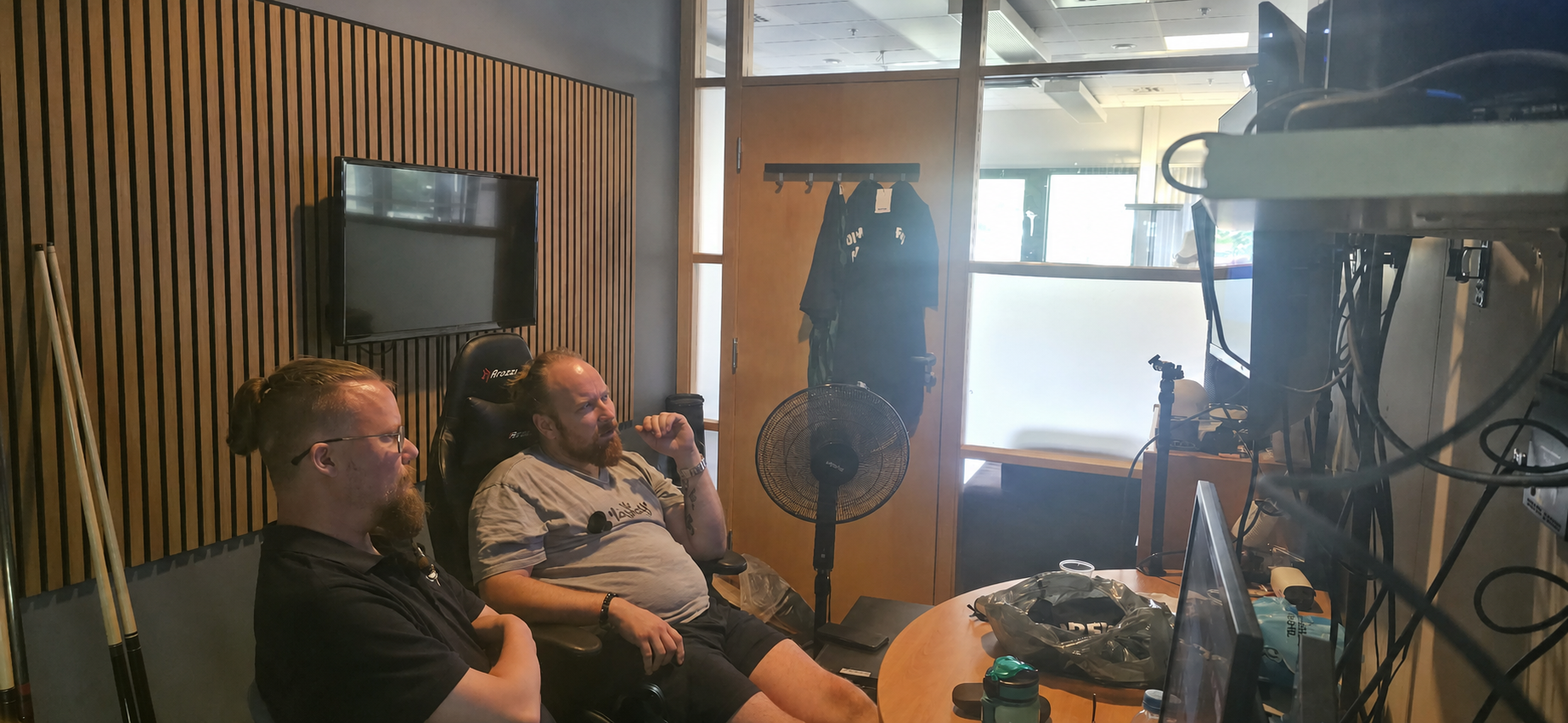 Første kommentering fra det nye KØ-pÅdd-studioet